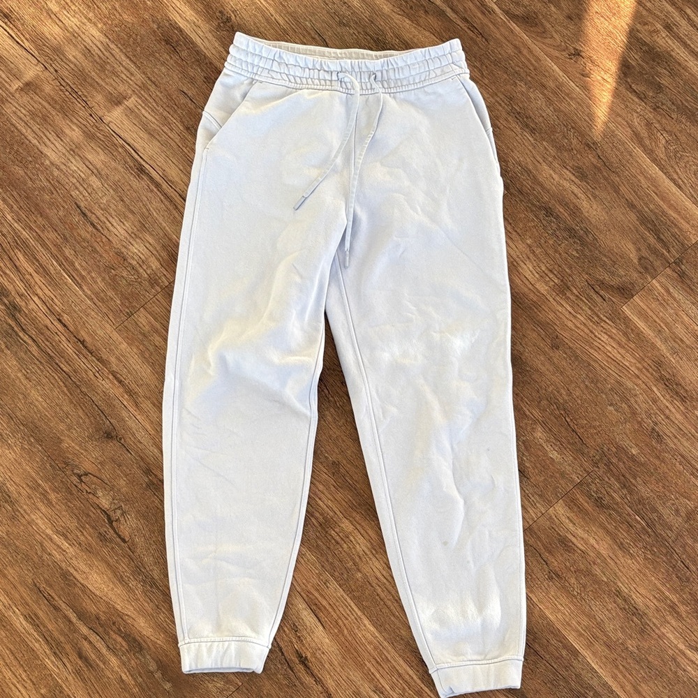 Lululemon pastel blue fleece joggers
